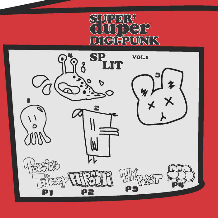 Super Duper Digi-Punk Split Vol.1 cover art